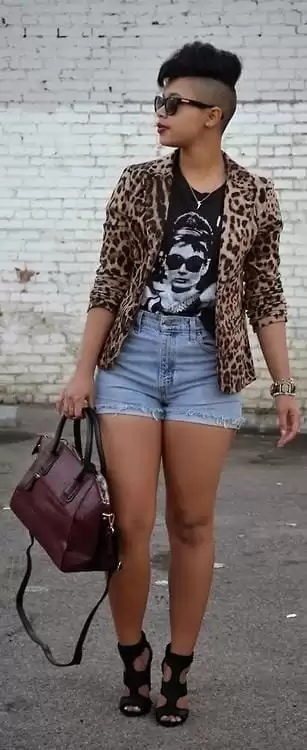 High Waisted Shorts For Plus Size Women