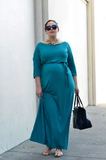 polkadot-maternity-outfit