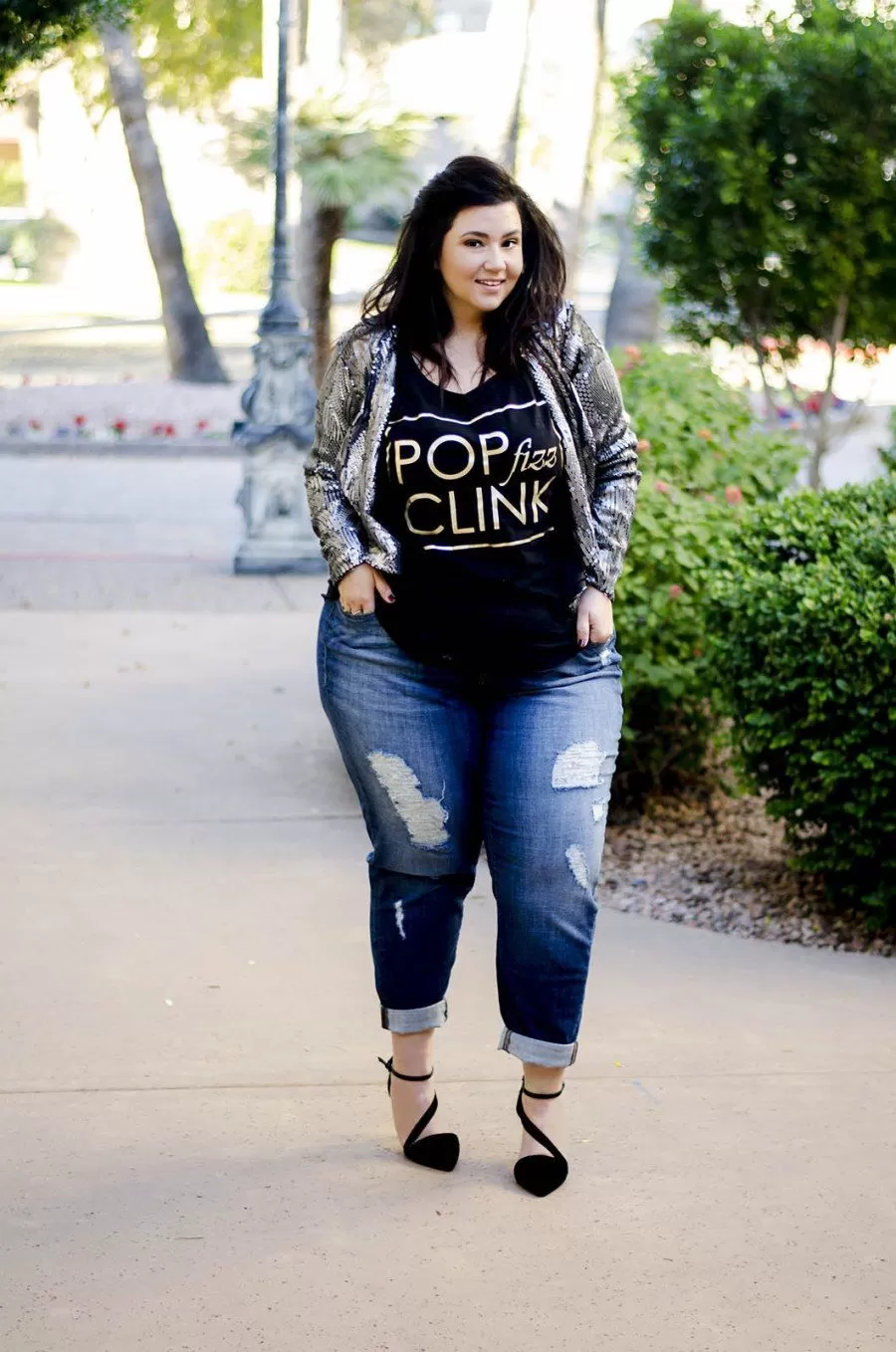 Sequins Outfits for Plus size Women