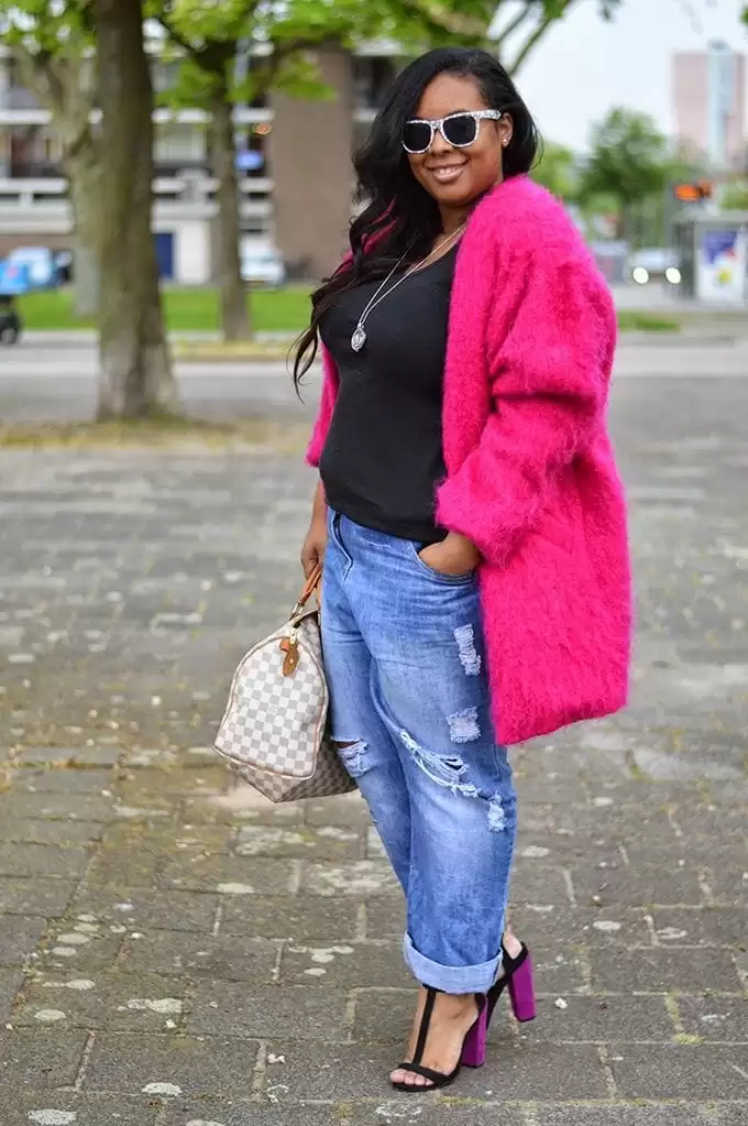 Pink Outfit Ideas for Plus Size Women