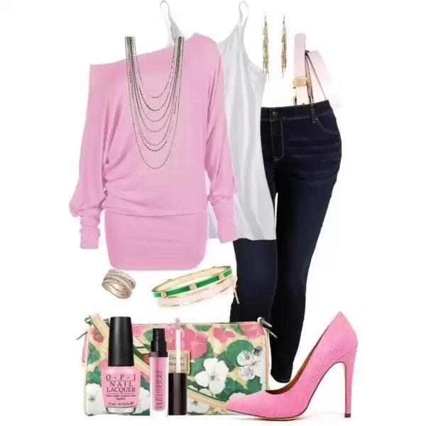 Pink Outfit Ideas for Plus Size Women